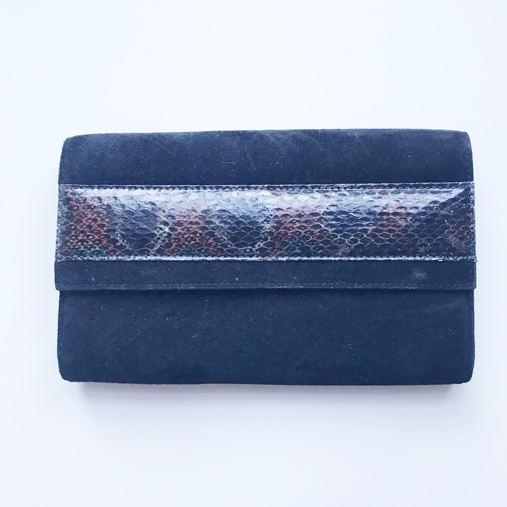 Fernanda Niven Suede Clutch